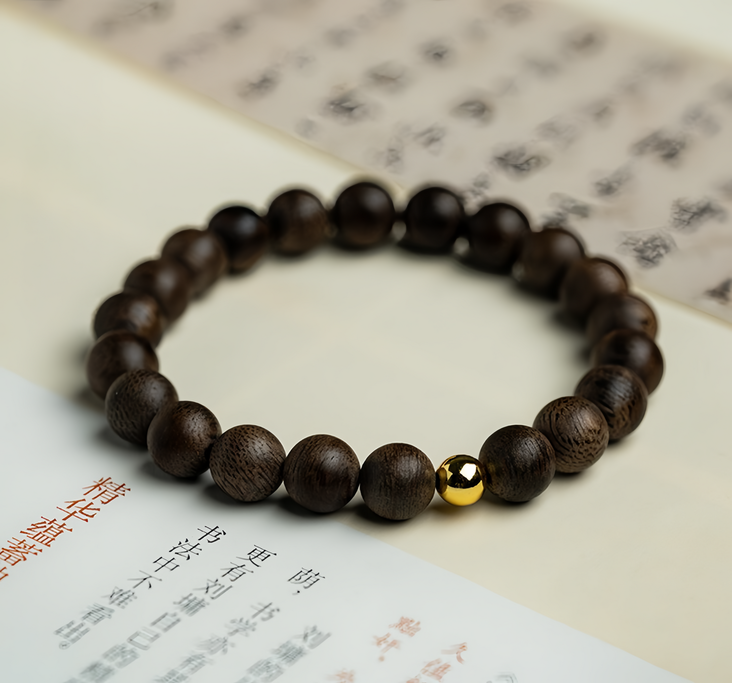 Buddhist Beads Bracelet with Fortune-Turning Power and Incense Scent - Healthy & Harmonious Couple Jewelry Gift 2025