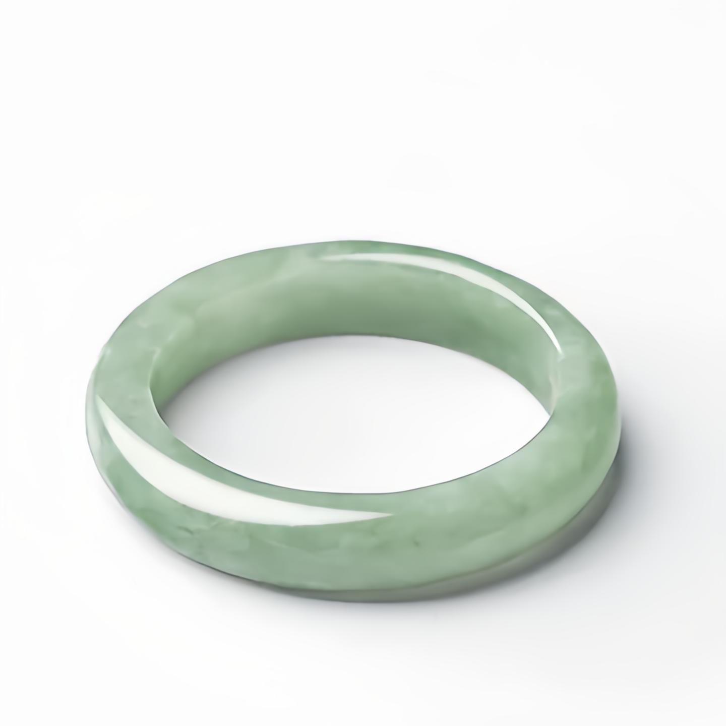 Natural Jade Wealth Ring Adjustable Feng Shui Jewelry - Handcrafted Gemstone Fengshui Ring for Women