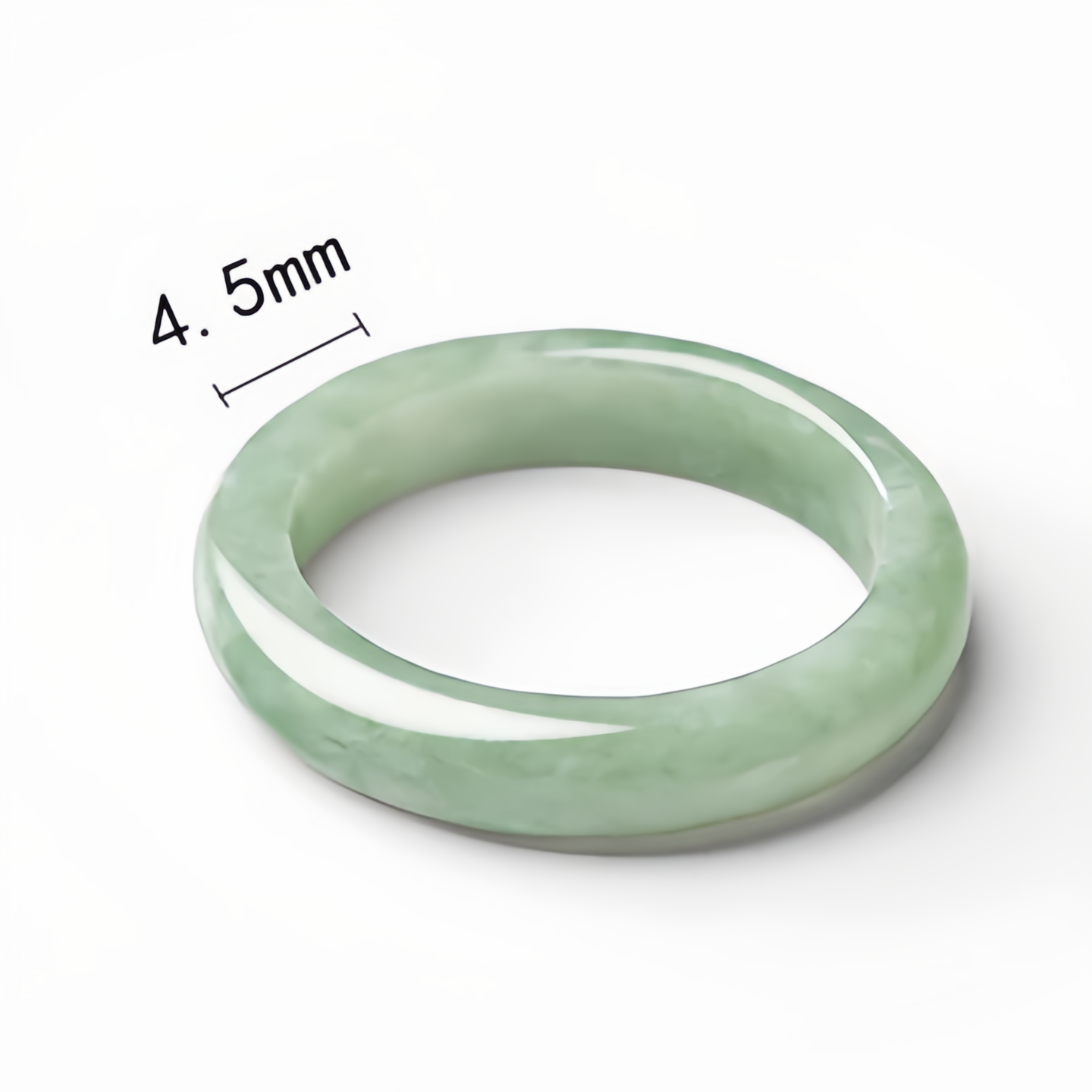 Natural Jade Wealth Ring Adjustable Feng Shui Jewelry - Handcrafted Gemstone Fengshui Ring for Women
