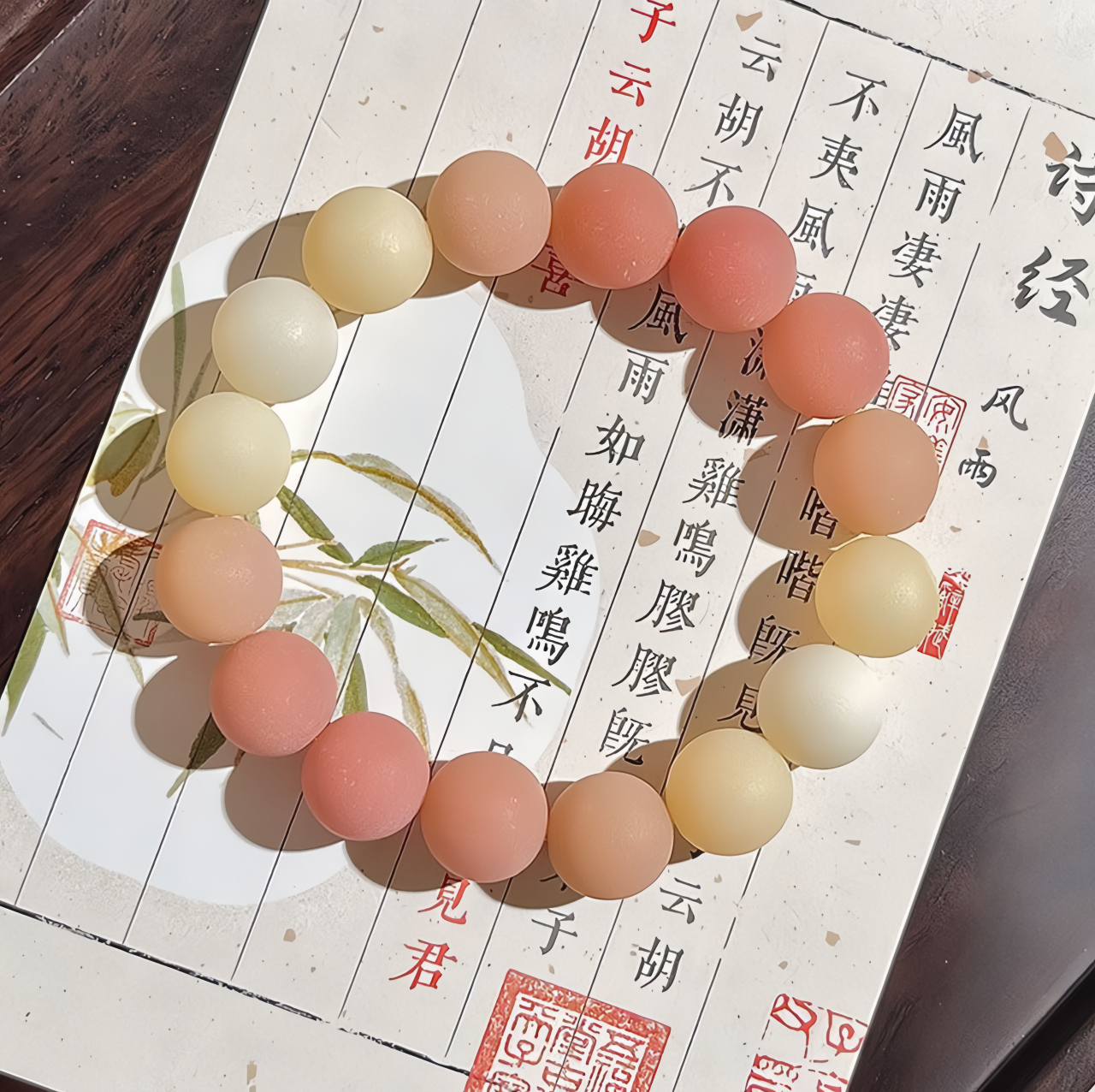 2025 New Arrival Natural White Bodhi Seed Zen Meditation Bracelet
