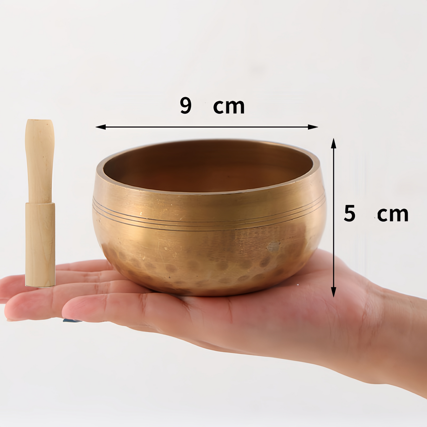 Handmade Authentic Tibetan Singing Bowl Set for Energy Healing & Mindfulness Meditation