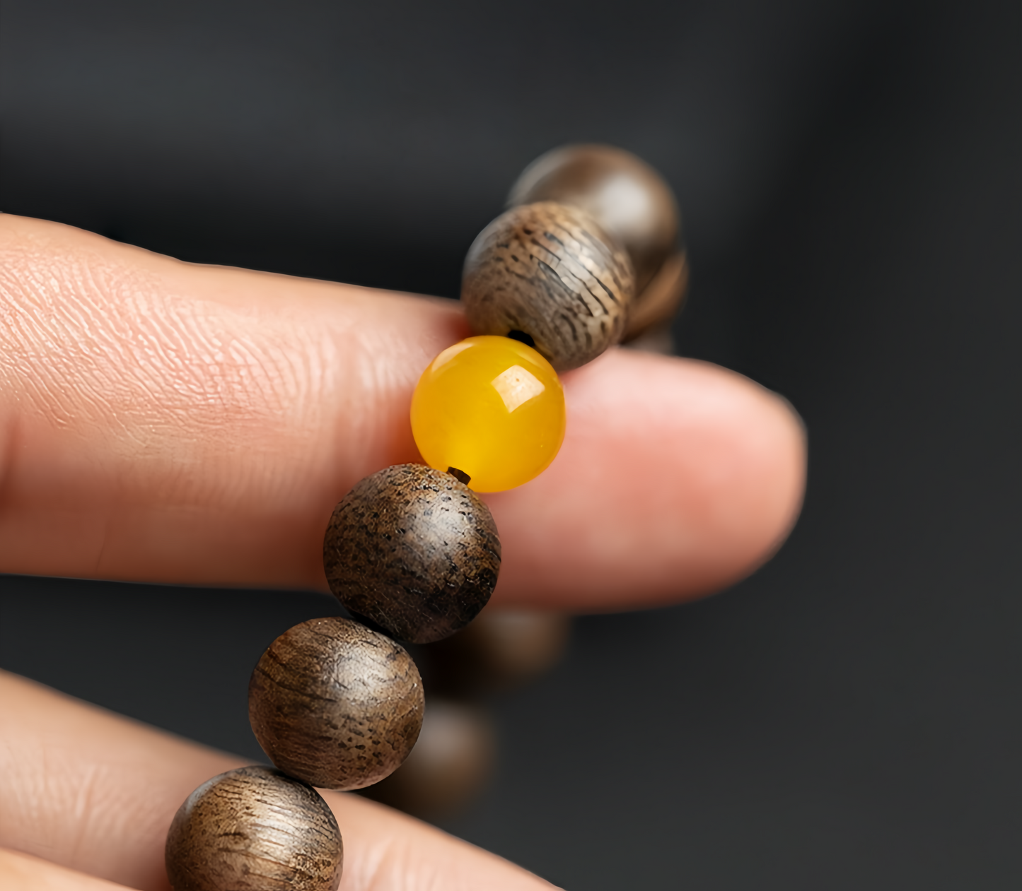 Buddhist Beads Bracelet with Fortune-Turning Power and Incense Scent - Healthy & Harmonious Couple Jewelry Gift 2025