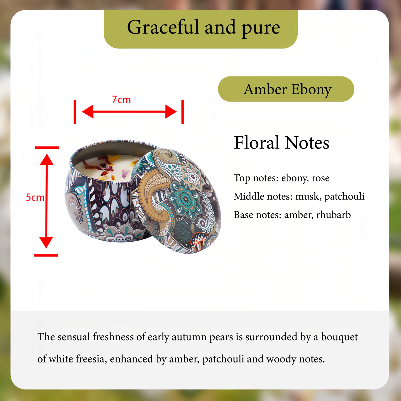 Tibetan-Inspired Himalayan Floral Scented Candles | Eco-Friendly Aromatherapy for Meditation/Yoga/Home Decor | Hand-Poured