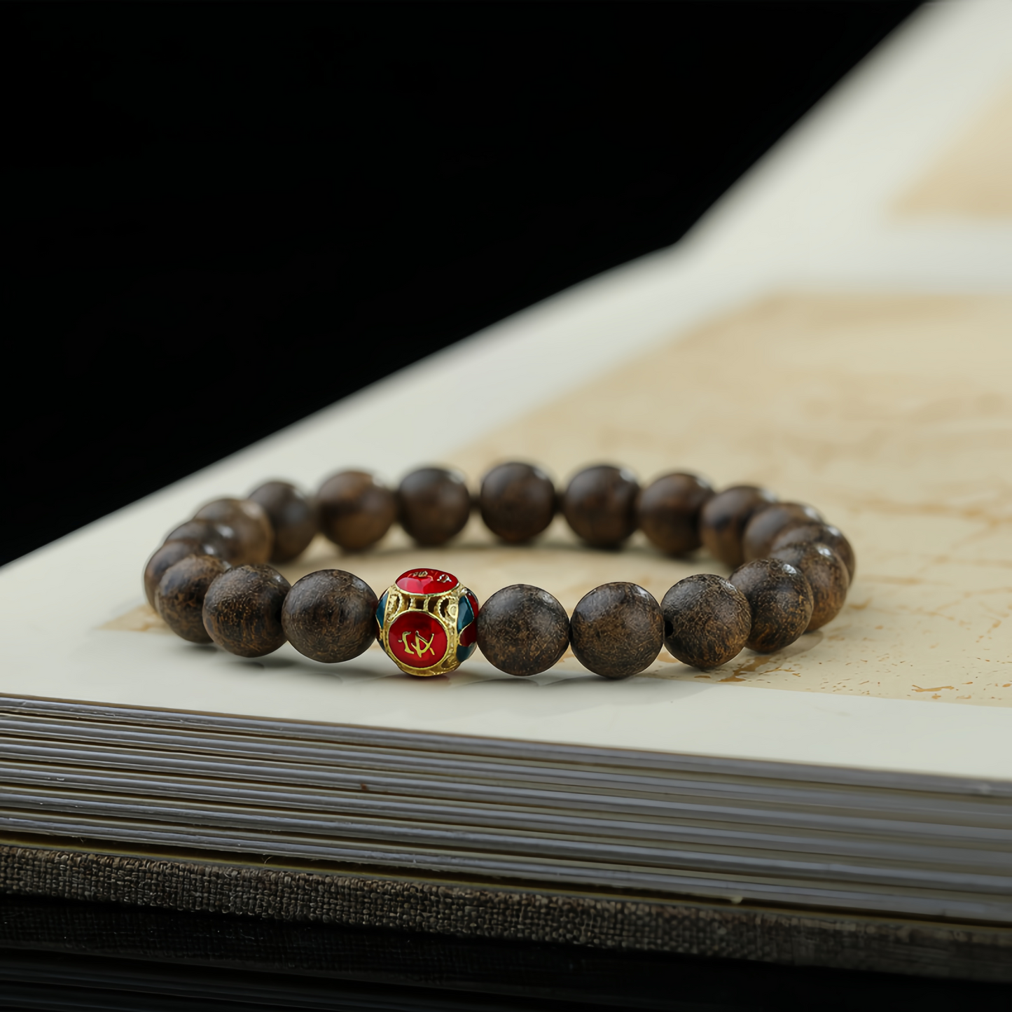 Buddhist Beads Bracelet with Fortune-Turning Power and Incense Scent - Healthy & Harmonious Couple Jewelry Gift 2025
