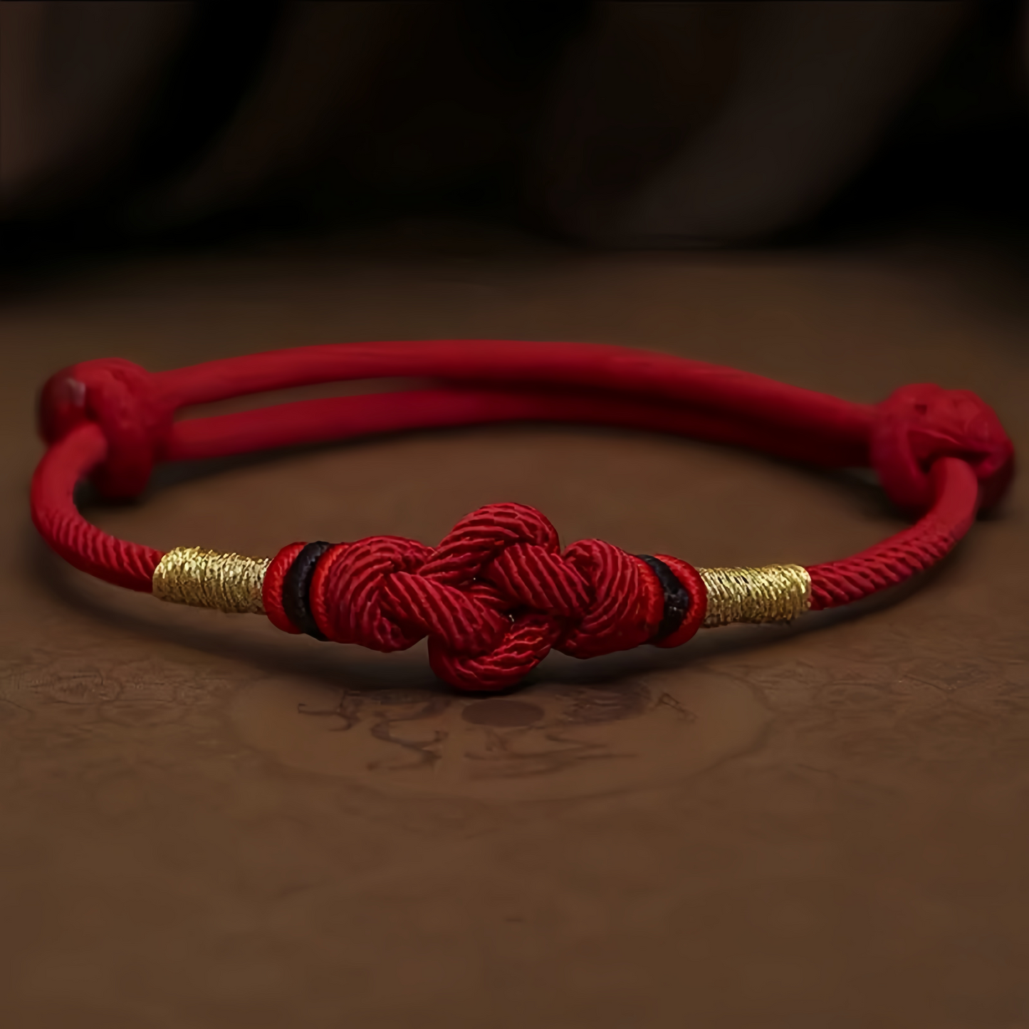 2025 Red String Jade Luck Fortune Knot Braided Couple Bracelet