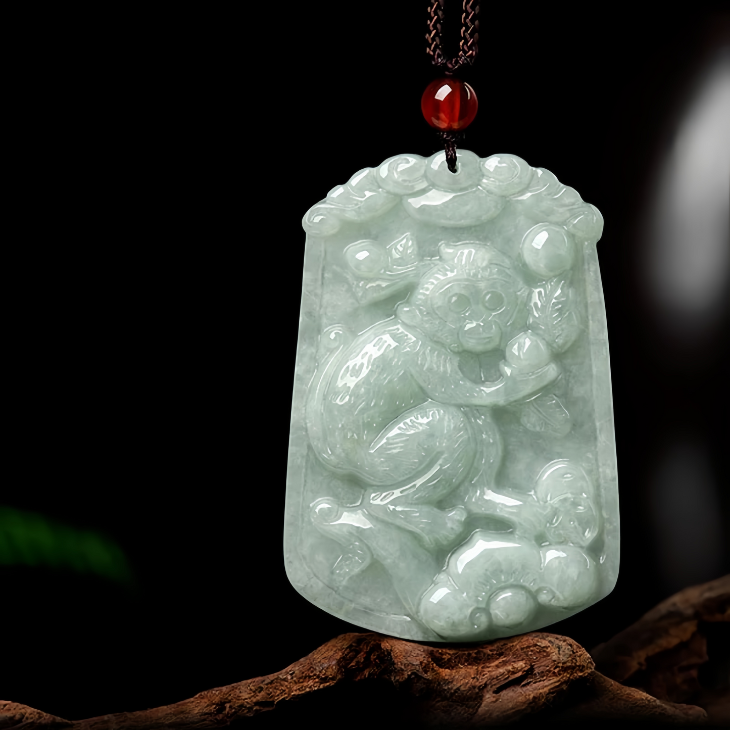 Handmade Natural Jade 12 Chinese Zodiac Abundance Amulet Pendant Necklace