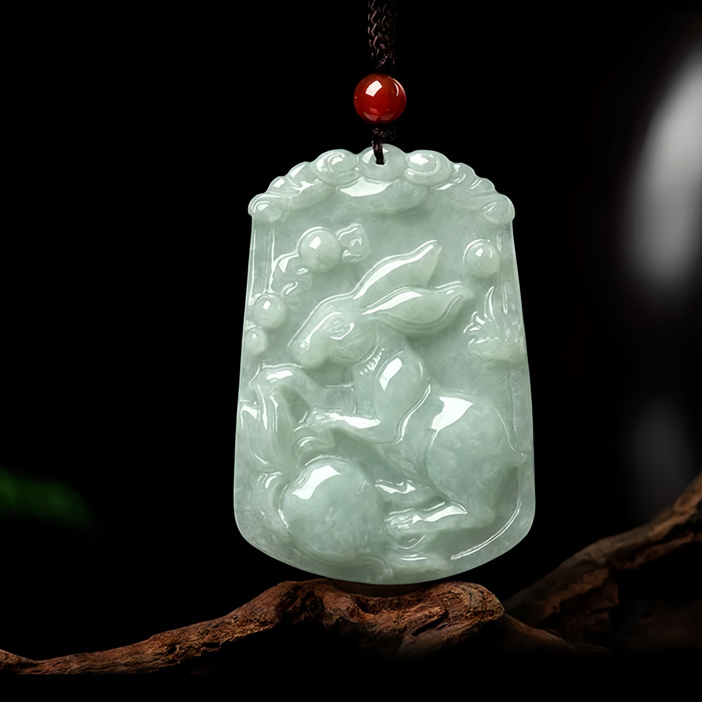 Handmade Natural Jade 12 Chinese Zodiac Abundance Amulet Pendant Necklace
