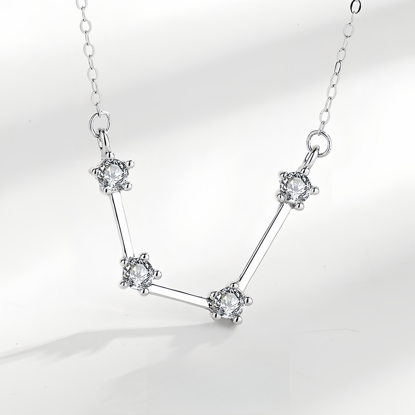 925 Sterling Silver Zodiac Astrological Blessing Pendant Necklace