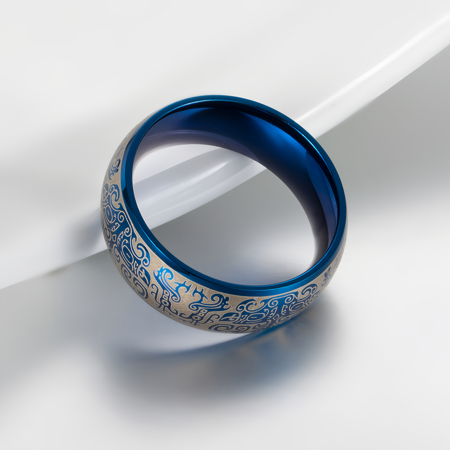 Lucky Mythological Creature Taotie Wealth Titanium Steel Ring