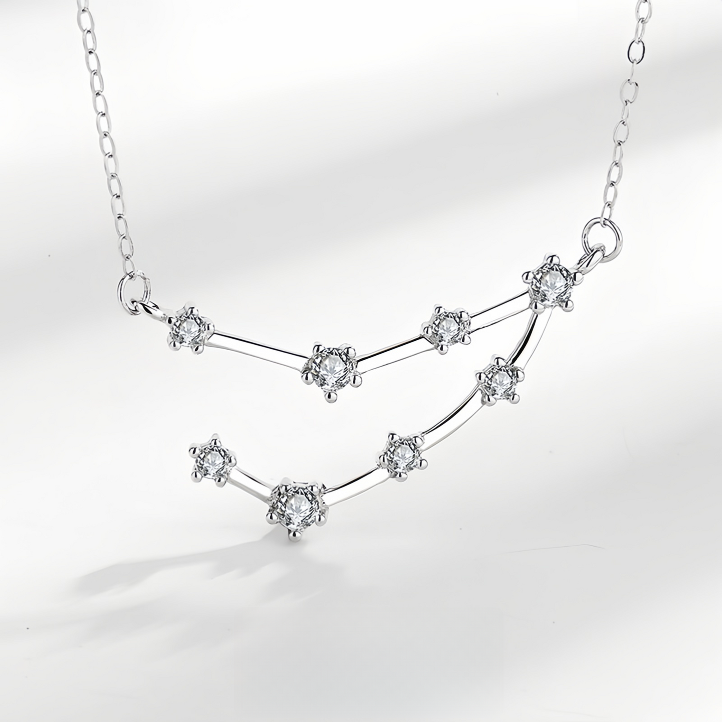 925 Sterling Silver Zodiac Astrological Blessing Pendant Necklace