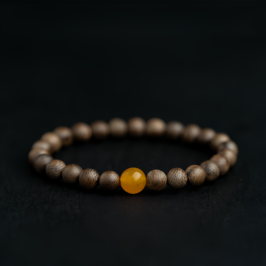 Buddhist Beads Bracelet with Fortune-Turning Power and Incense Scent - Healthy & Harmonious Couple Jewelry Gift 2025