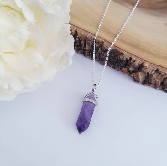 Natural Amethyst Necklace – Bohemian Spiritual Jewelry for 2025: Embrace Natural Energy and Soulful Resonance