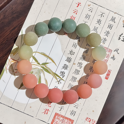 2025 New Arrival Natural White Bodhi Seed Zen Meditation Bracelet