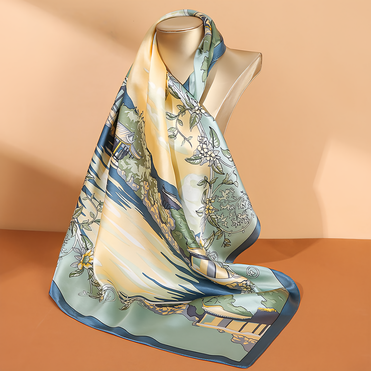 2025 New Arrival 100% Mulberry Silk Scarf Square - Lightweight Summer Versatile Elegant Decorative Neck Scarf for Women