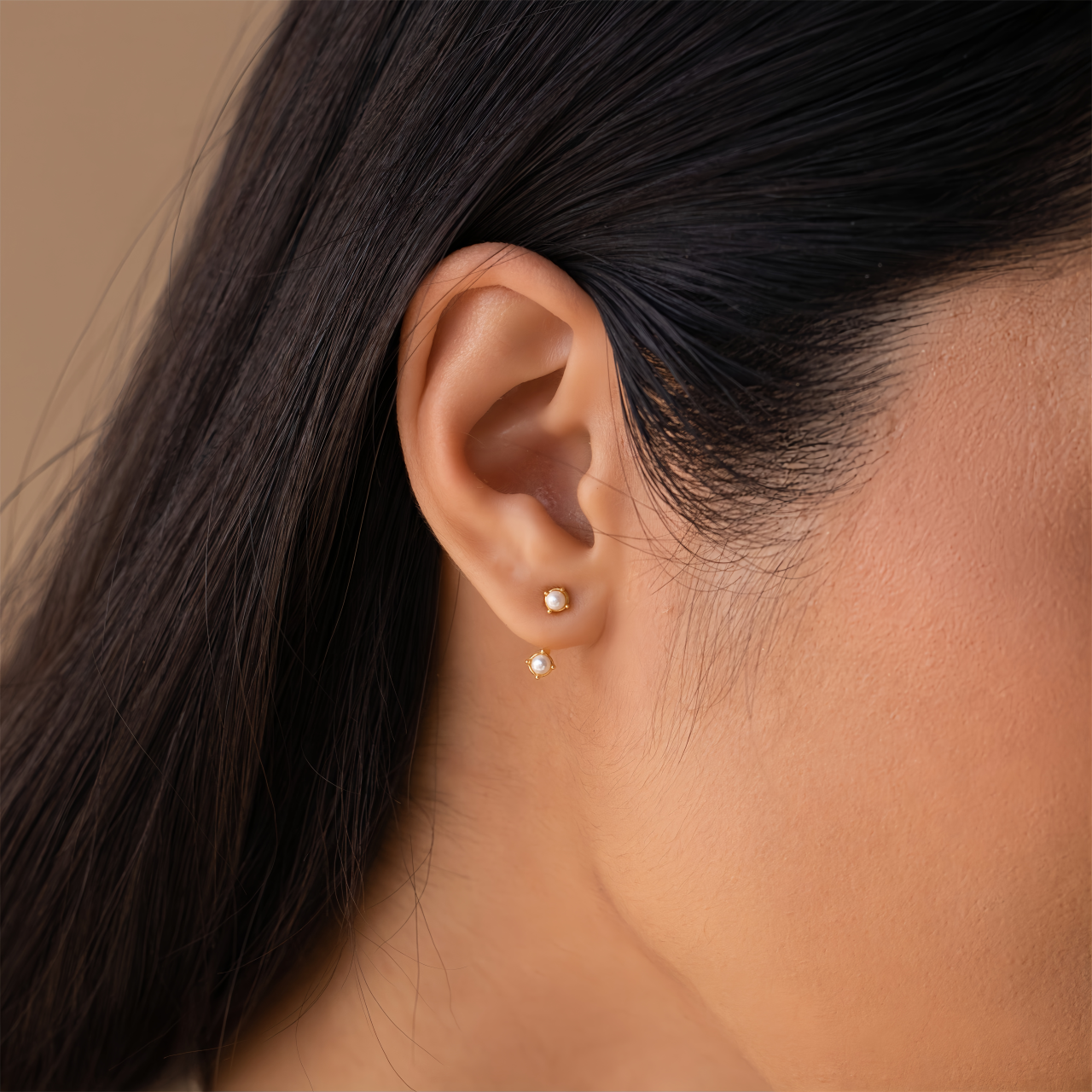 Zodiac Birthstone Earrings - Custom Engraved Gemstone Studs with 12 Month Birthstone Options | Personalized Jewelry for Women