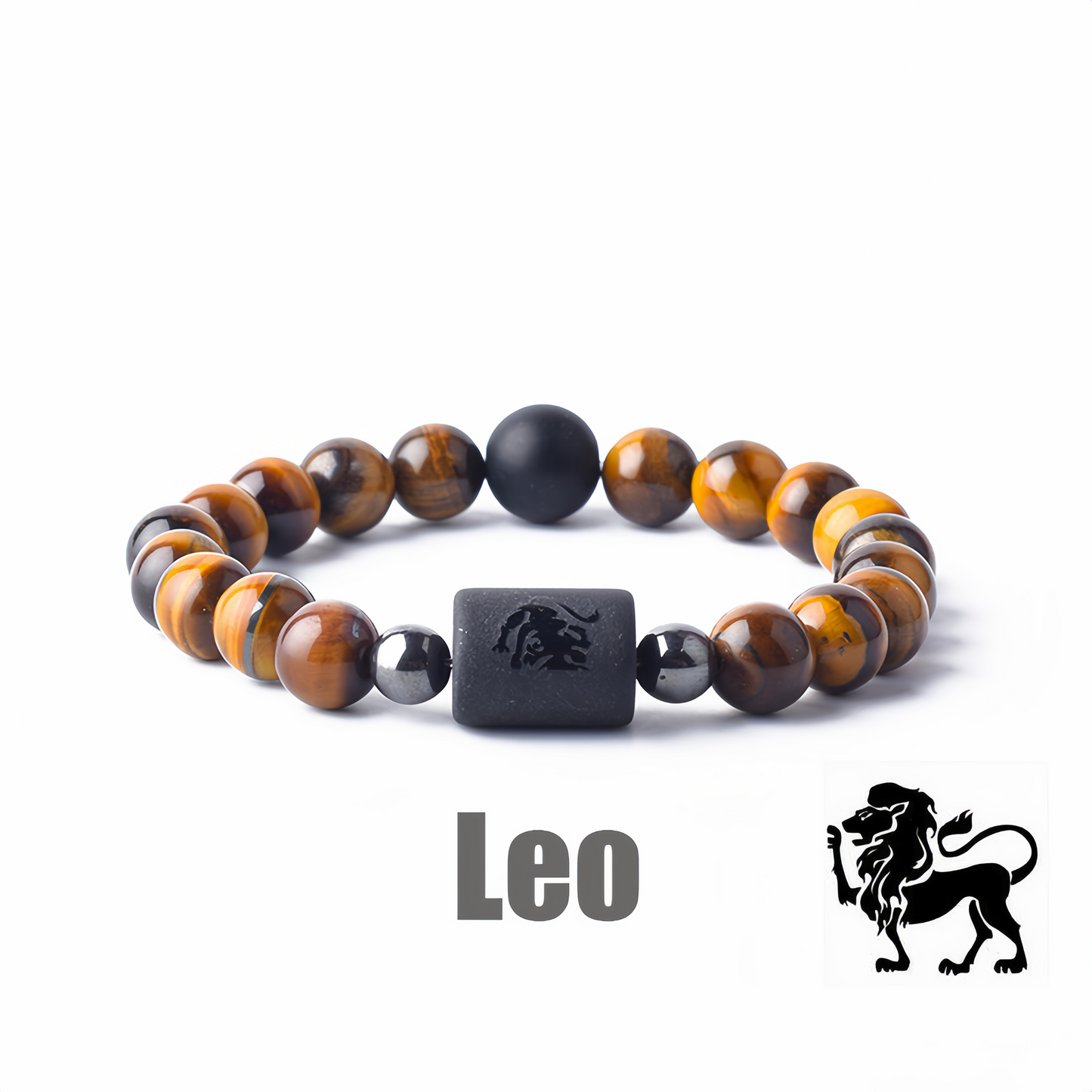 12 Zodiac Signs Obsidian Dynamic Protector Bracelet – Eternal Guardian Promise for Three Lives, Mystical and Elegantly Designed