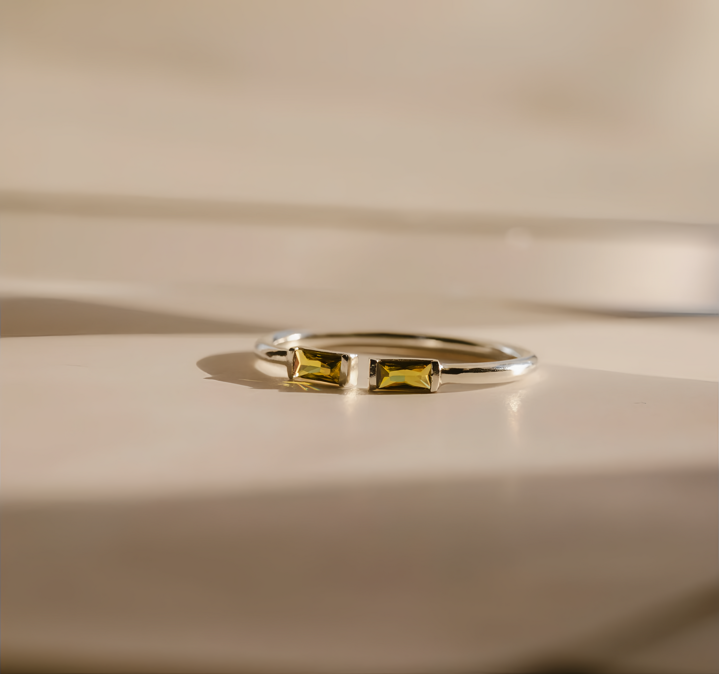 Birthstone Ring by ｜Best Friend Gift ｜ Anniversary Gift ｜ Adjustable Personalized Gemstone Ring