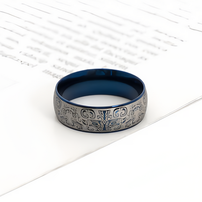 Lucky Mythological Creature Taotie Wealth Titanium Steel Ring
