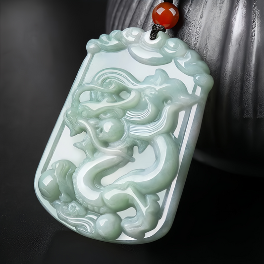 Handmade Natural Jade 12 Chinese Zodiac Abundance Amulet Pendant Necklace