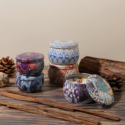 Tibetan-Inspired Himalayan Floral Scented Candles | Eco-Friendly  Aromatherapy for Meditation/Yoga/Home Decor | Hand-Poured