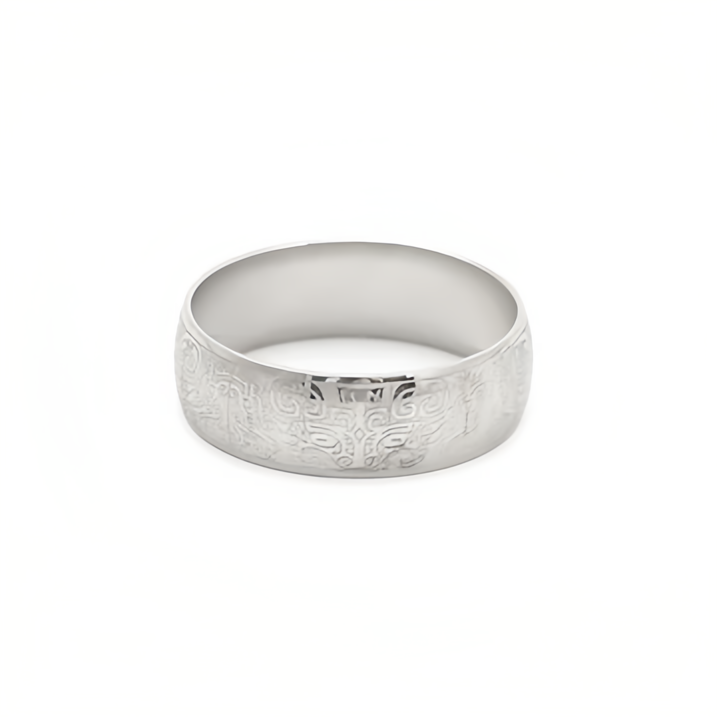 Lucky Mythological Creature Taotie Wealth Titanium Steel Ring