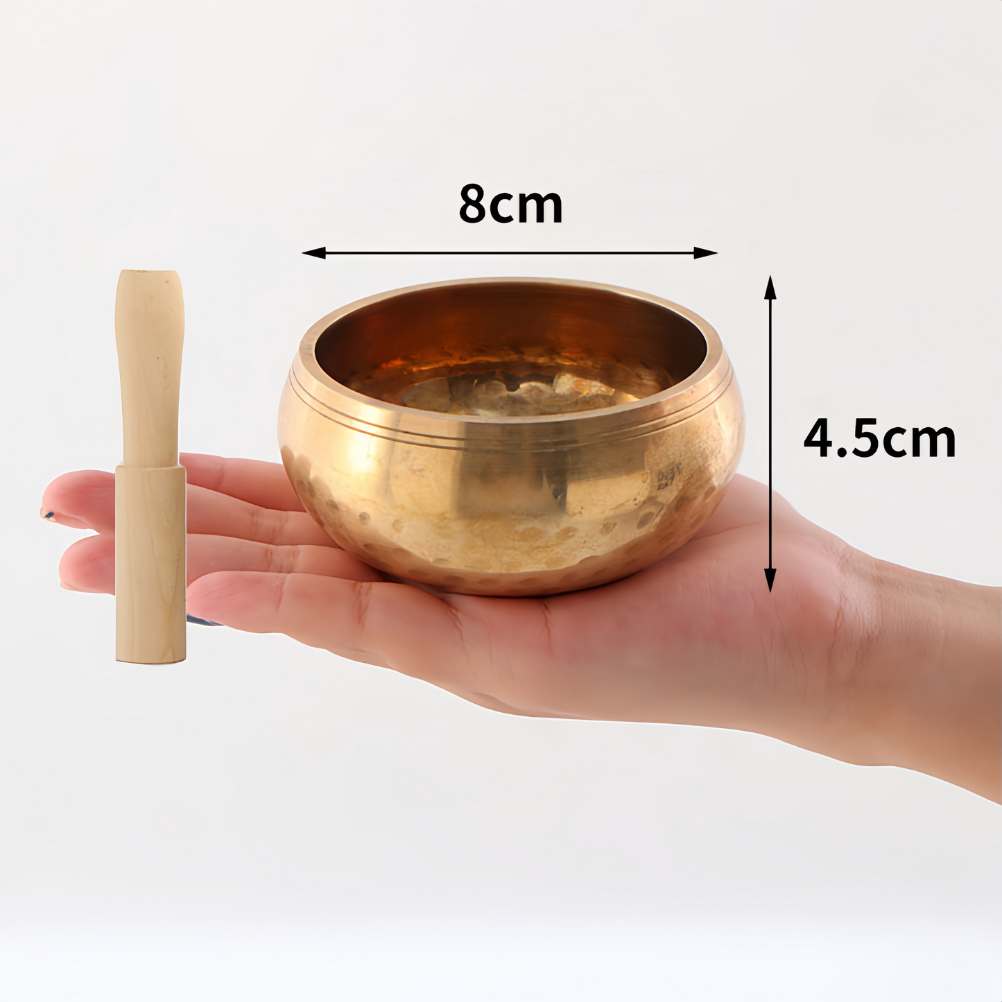 Handmade Authentic Tibetan Singing Bowl Set for Energy Healing & Mindfulness Meditation