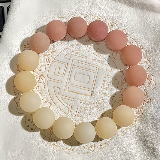 2025 New Arrival Natural White Bodhi Seed Zen Meditation Bracelet