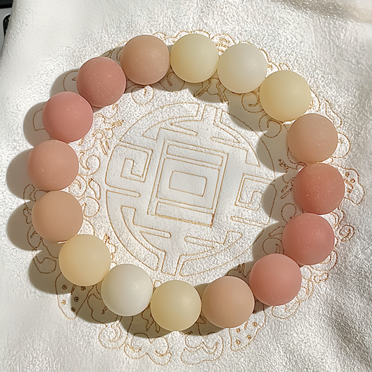 2025 New Arrival Natural White Bodhi Seed Zen Meditation Bracelet