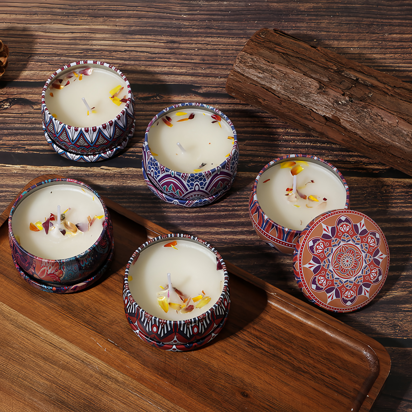Tibetan-Inspired Himalayan Floral Scented Candles | Eco-Friendly  Aromatherapy for Meditation/Yoga/Home Decor | Hand-Poured