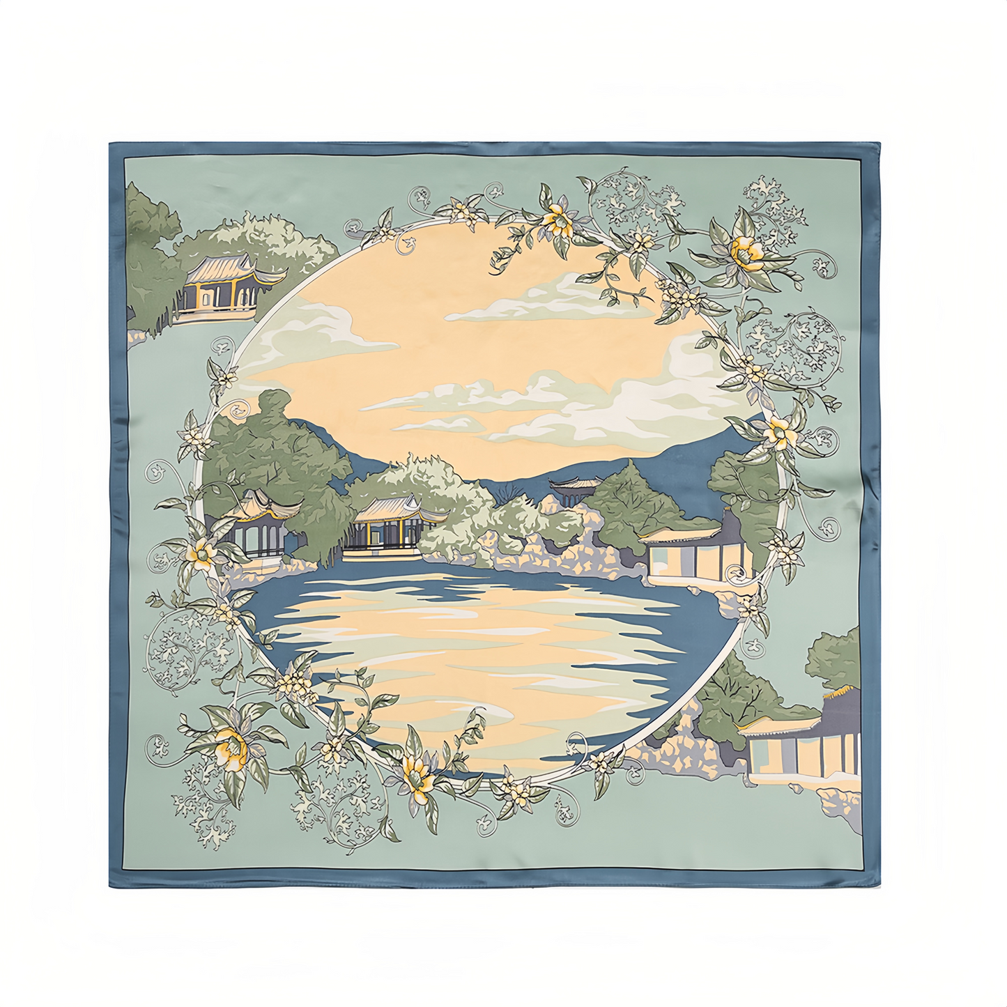2025 New Arrival 100% Mulberry Silk Scarf Square - Lightweight Summer Versatile Elegant Decorative Neck Scarf for Women