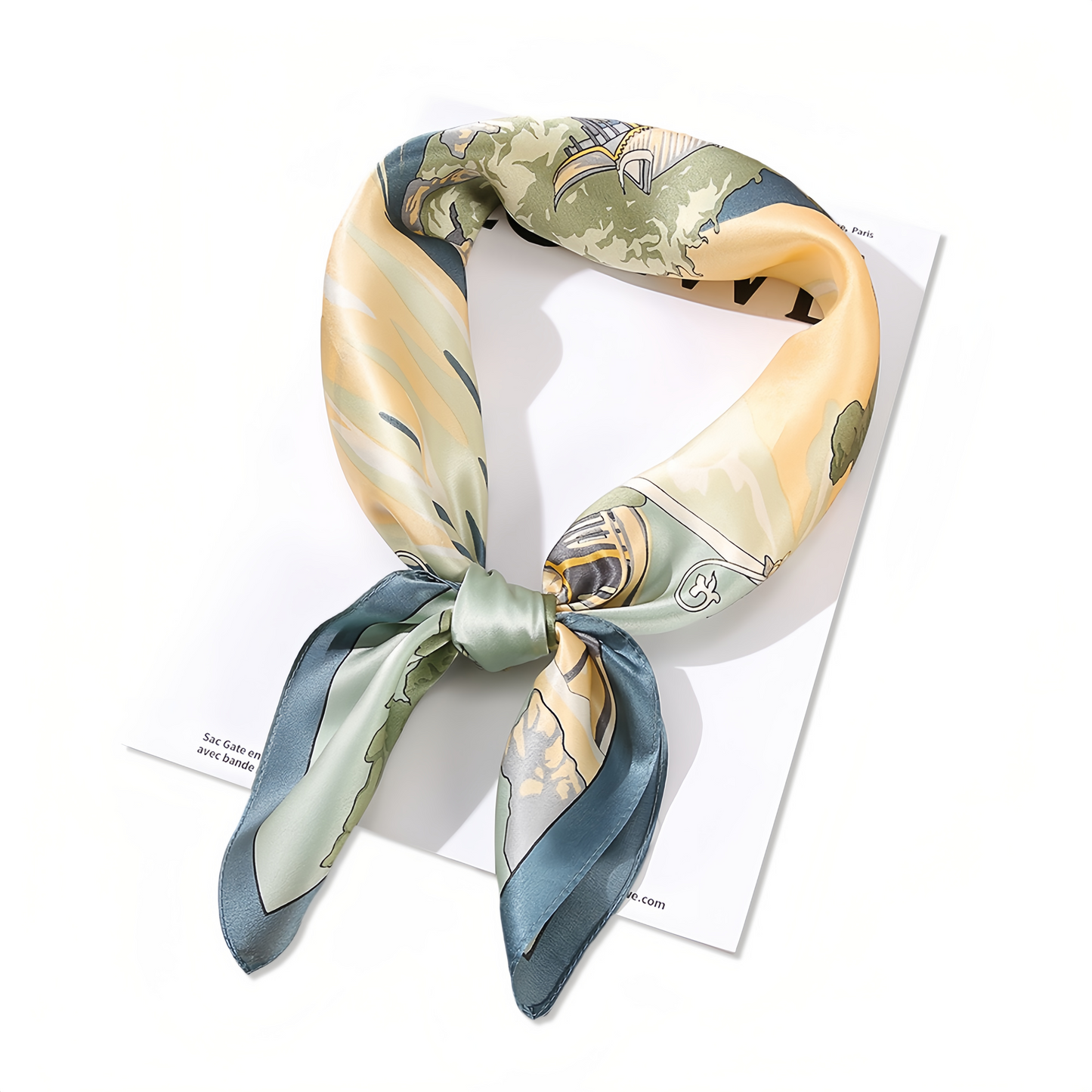 2025 New Arrival 100% Mulberry Silk Scarf Square - Lightweight Summer Versatile Elegant Decorative Neck Scarf for Women
