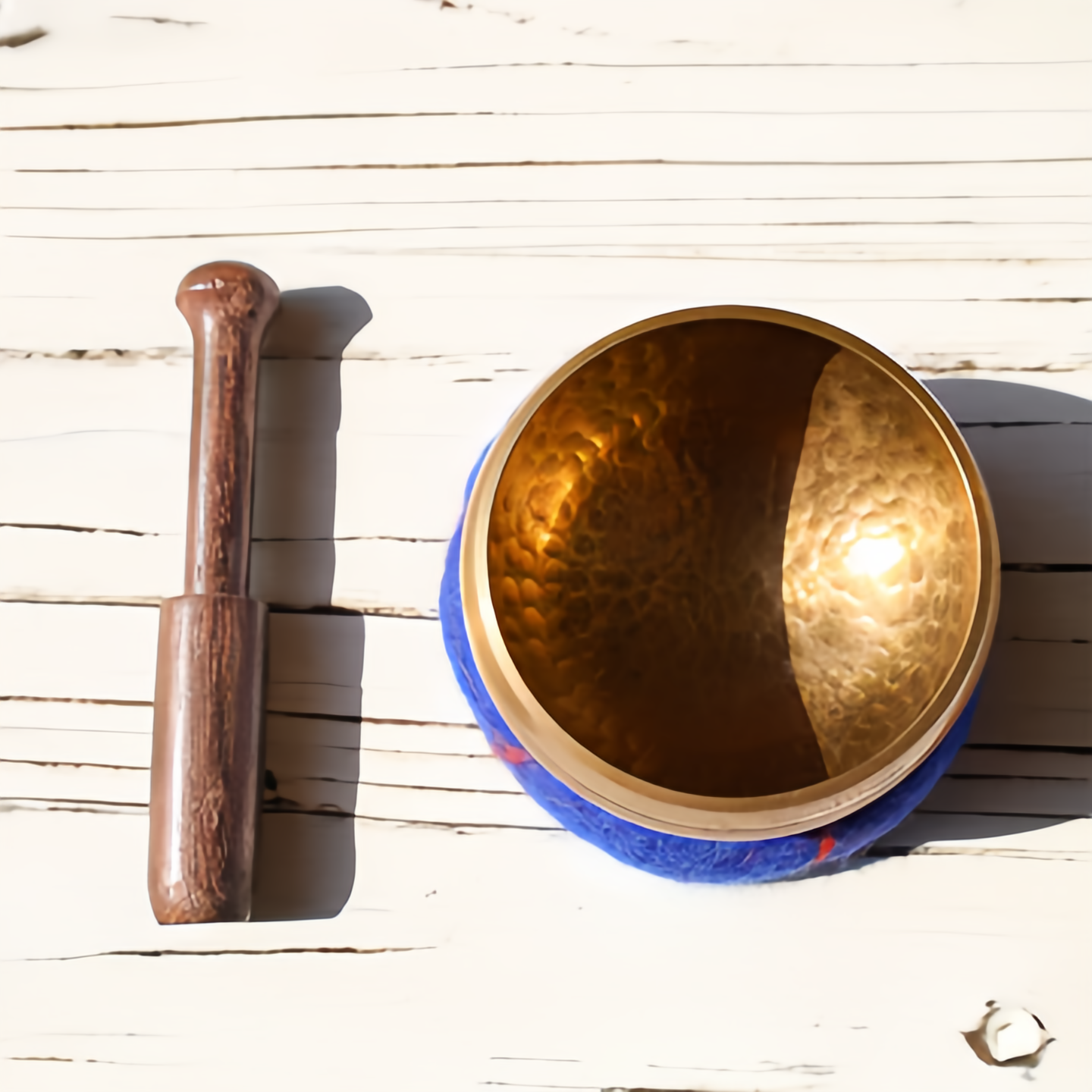 Handmade Authentic Tibetan Singing Bowl Set for Energy Healing & Mindfulness Meditation