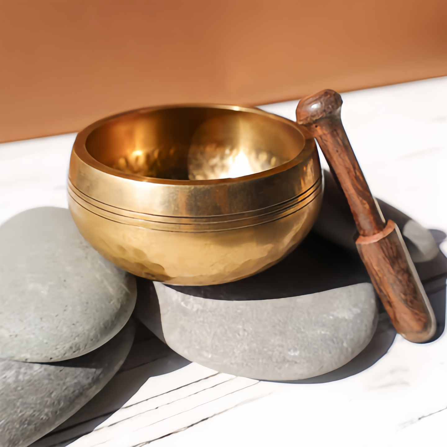 Handmade Authentic Tibetan Singing Bowl Set for Energy Healing & Mindfulness Meditation