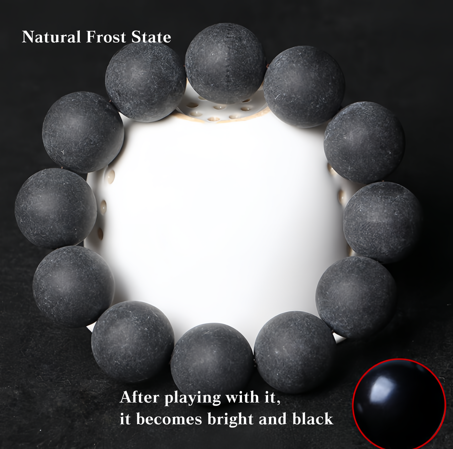 Natural Amber Medicinal Beads Agarwood Scented Buddhist Mala Bracelet