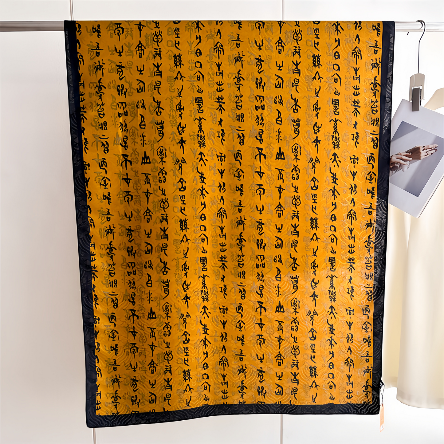 2025 New Dragon Scale Silk Road Handwoven Silk Scarf - UV-Protective Lightweight Vintage Chinese Ethno Fashion Shawl