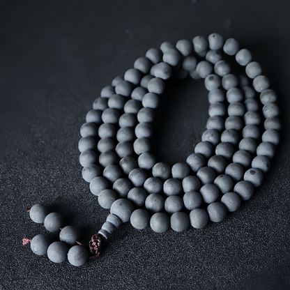 Sacred Buddhist Healing Power: 108 Beads Bodhi Seed Mala Bracelet with Natural Amber for Enhanced Spirituality and Wellness
