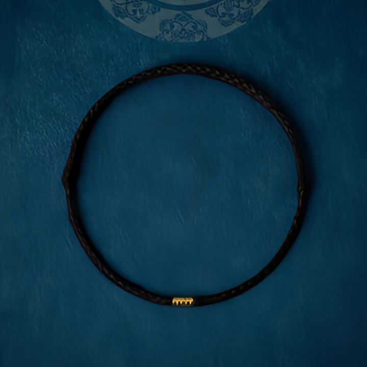 S925 Sterling Silver Lucky Gold Beads Braided Anklet Bracelet for Women - Adjustable Handmade Charm Jewelry