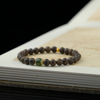Buddhist Handmade Hotan  Jade Agarwood Jewelry – Perfect Gifts for Couples in 2025