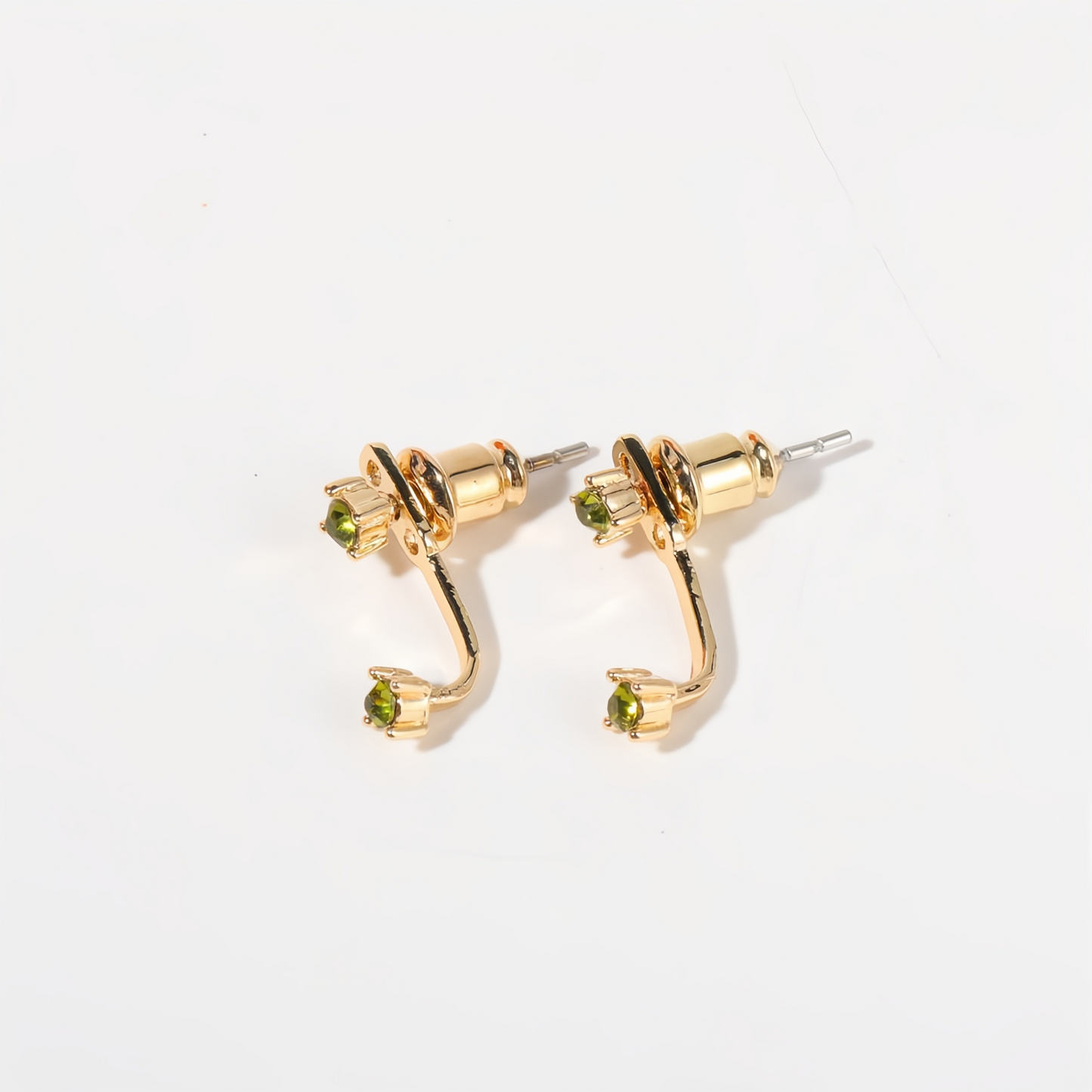 Zodiac Birthstone Earrings - Custom Engraved Gemstone Studs with 12 Month Birthstone Options | Personalized Jewelry for Women