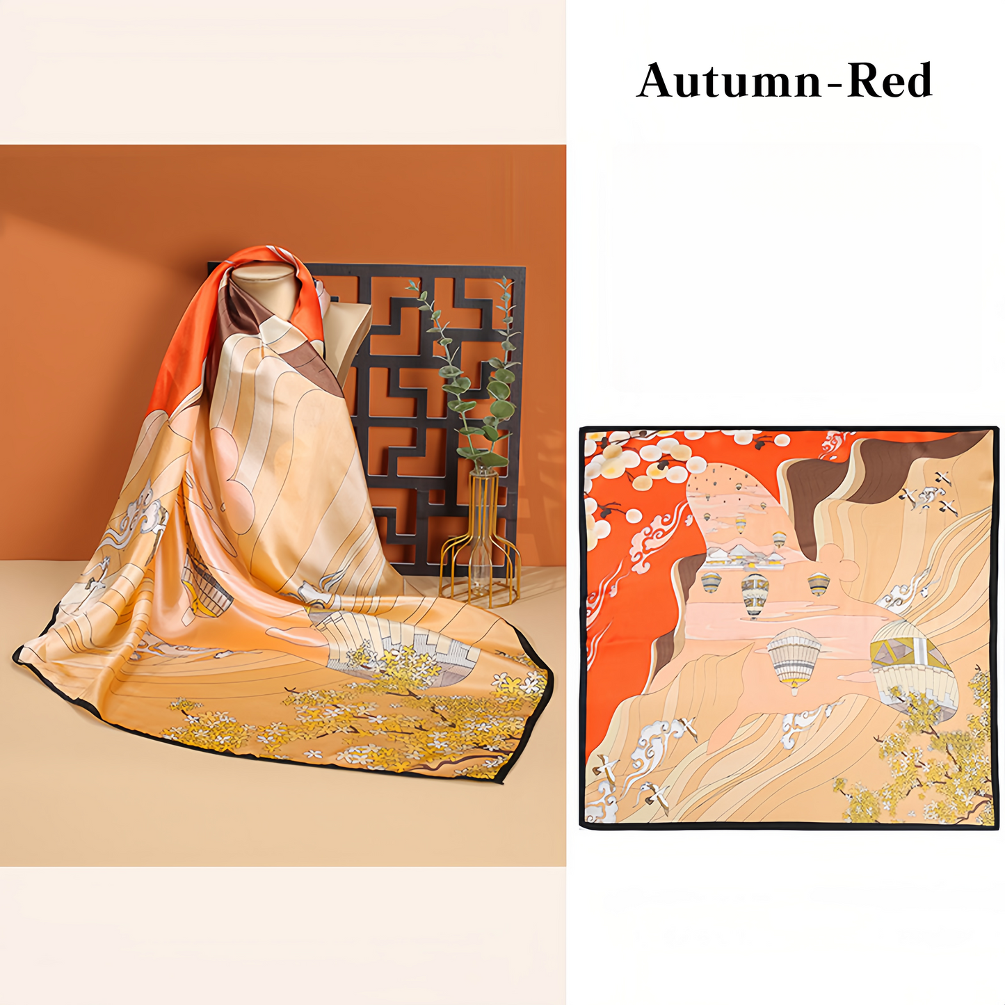2025 New Arrival 100% Mulberry Silk Scarf Square - Lightweight Summer Versatile Elegant Decorative Neck Scarf for Women