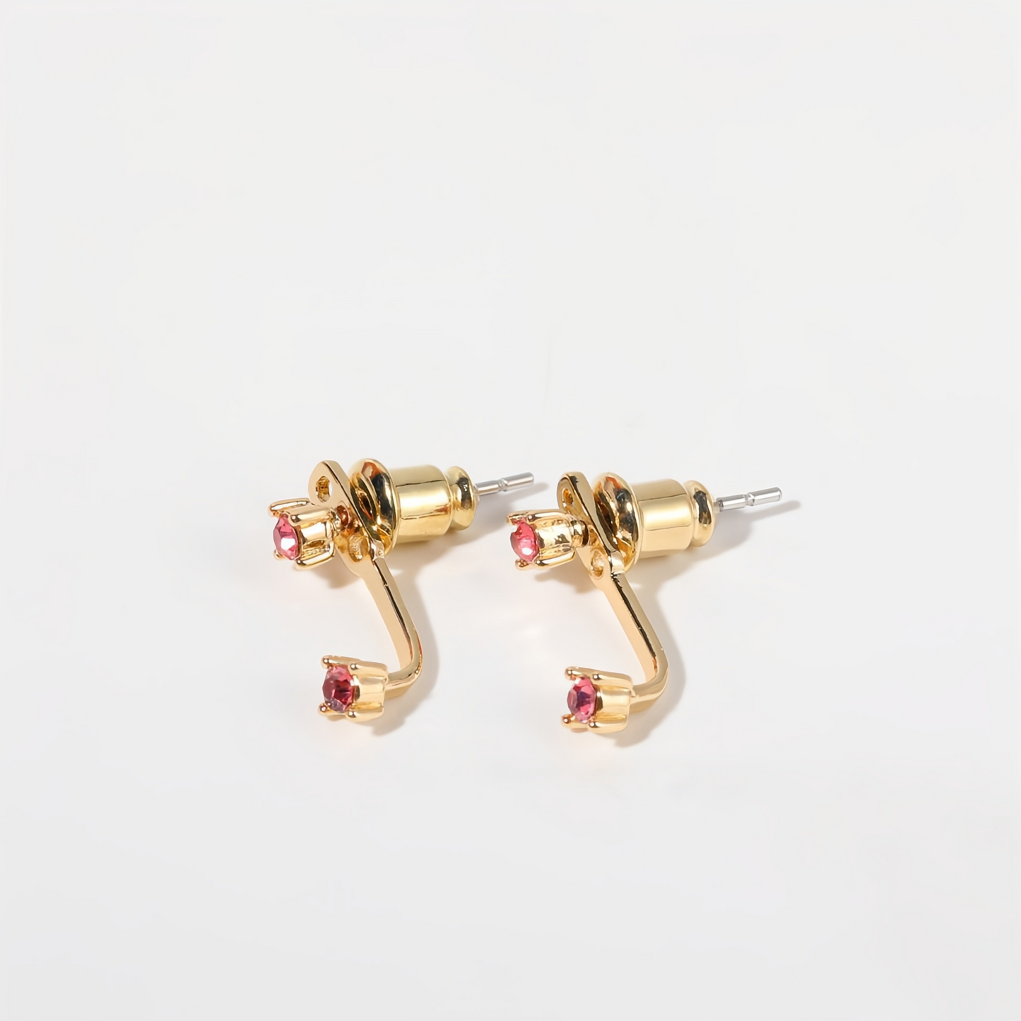 Zodiac Birthstone Earrings - Custom Engraved Gemstone Studs with 12 Month Birthstone Options | Personalized Jewelry for Women