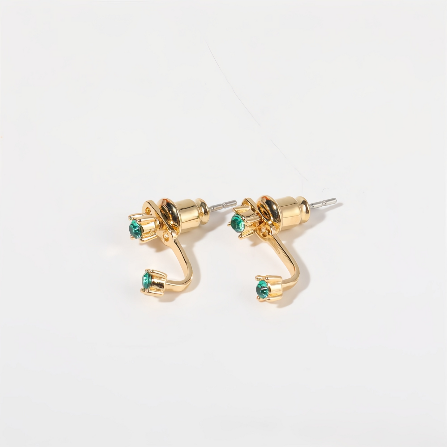 Zodiac Birthstone Earrings - Custom Engraved Gemstone Studs with 12 Month Birthstone Options | Personalized Jewelry for Women