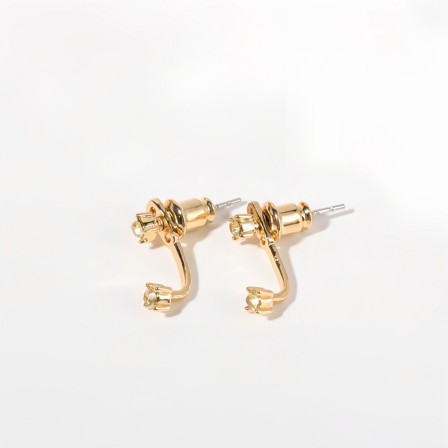 Zodiac Birthstone Earrings - Custom Engraved Gemstone Studs with 12 Month Birthstone Options | Personalized Jewelry for Women