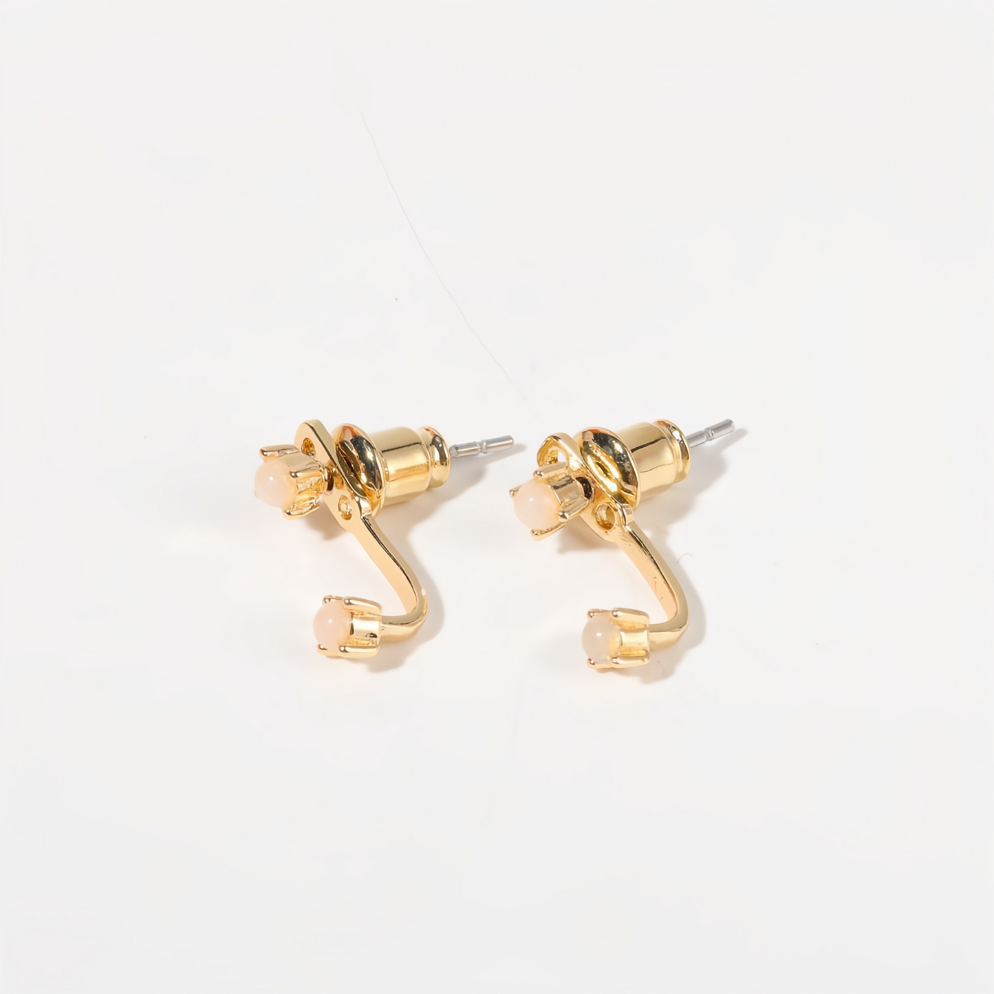 Zodiac Birthstone Earrings - Custom Engraved Gemstone Studs with 12 Month Birthstone Options | Personalized Jewelry for Women