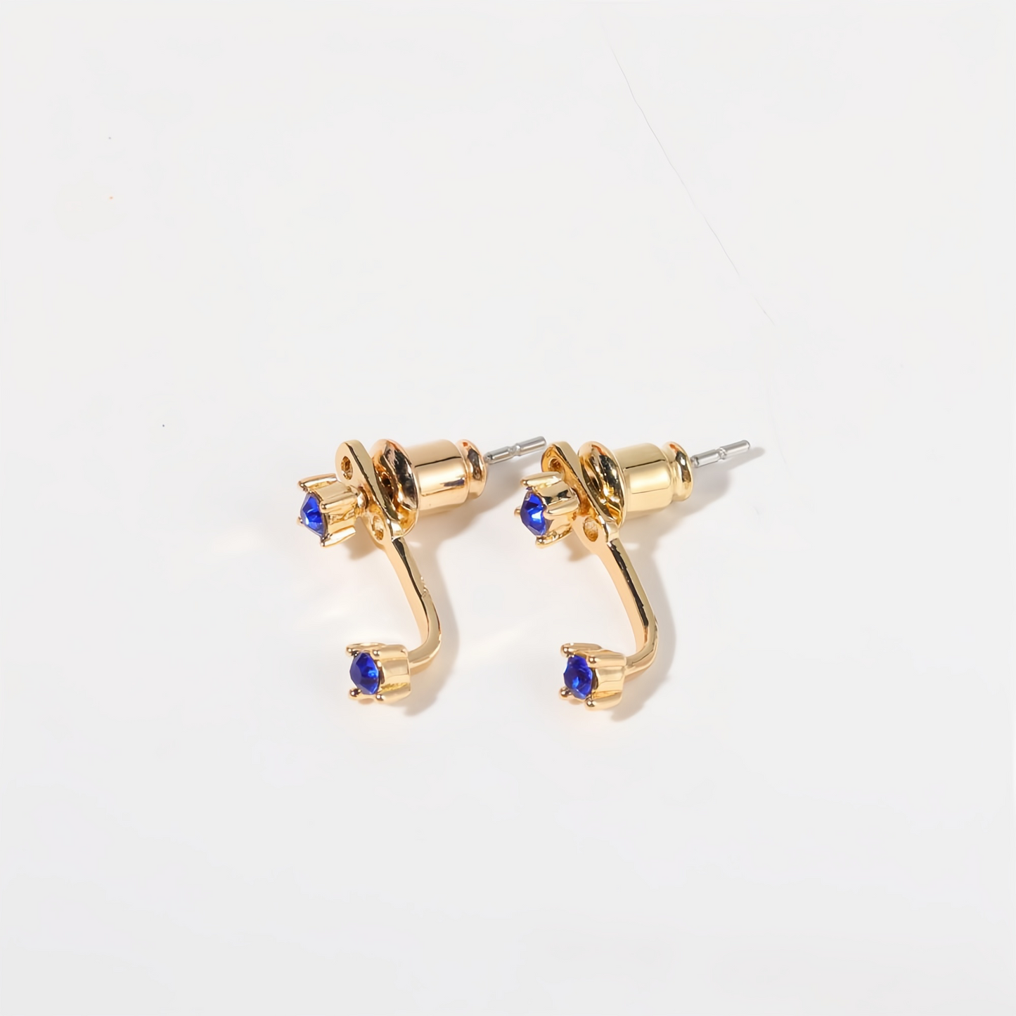 Zodiac Birthstone Earrings - Custom Engraved Gemstone Studs with 12 Month Birthstone Options | Personalized Jewelry for Women