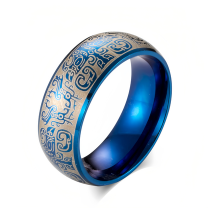 Lucky Mythological Creature Taotie Wealth Titanium Steel Ring