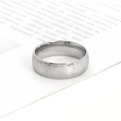 Lucky Mythological Creature Taotie Wealth Titanium Steel Ring
