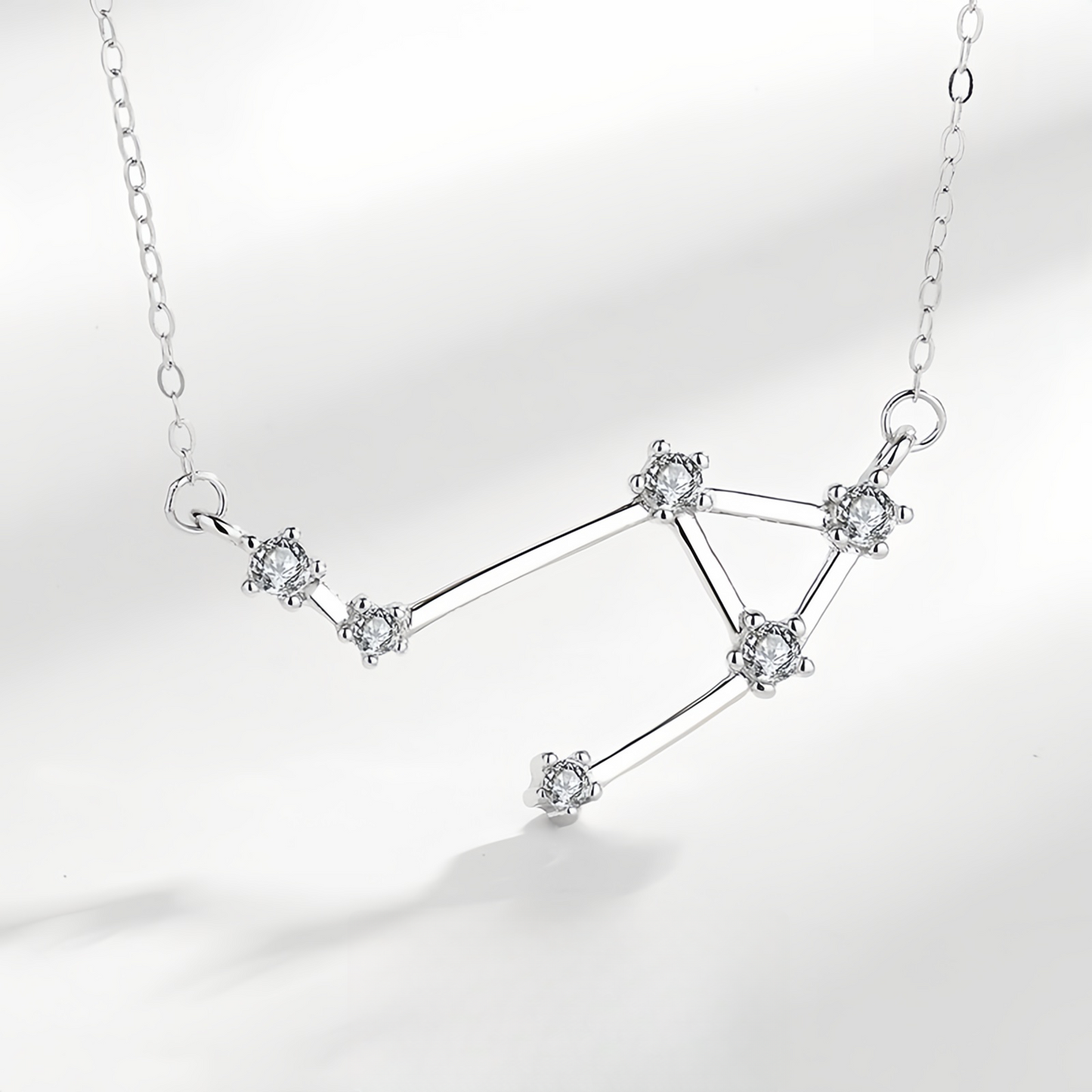 925 Sterling Silver Zodiac Astrological Blessing Pendant Necklace