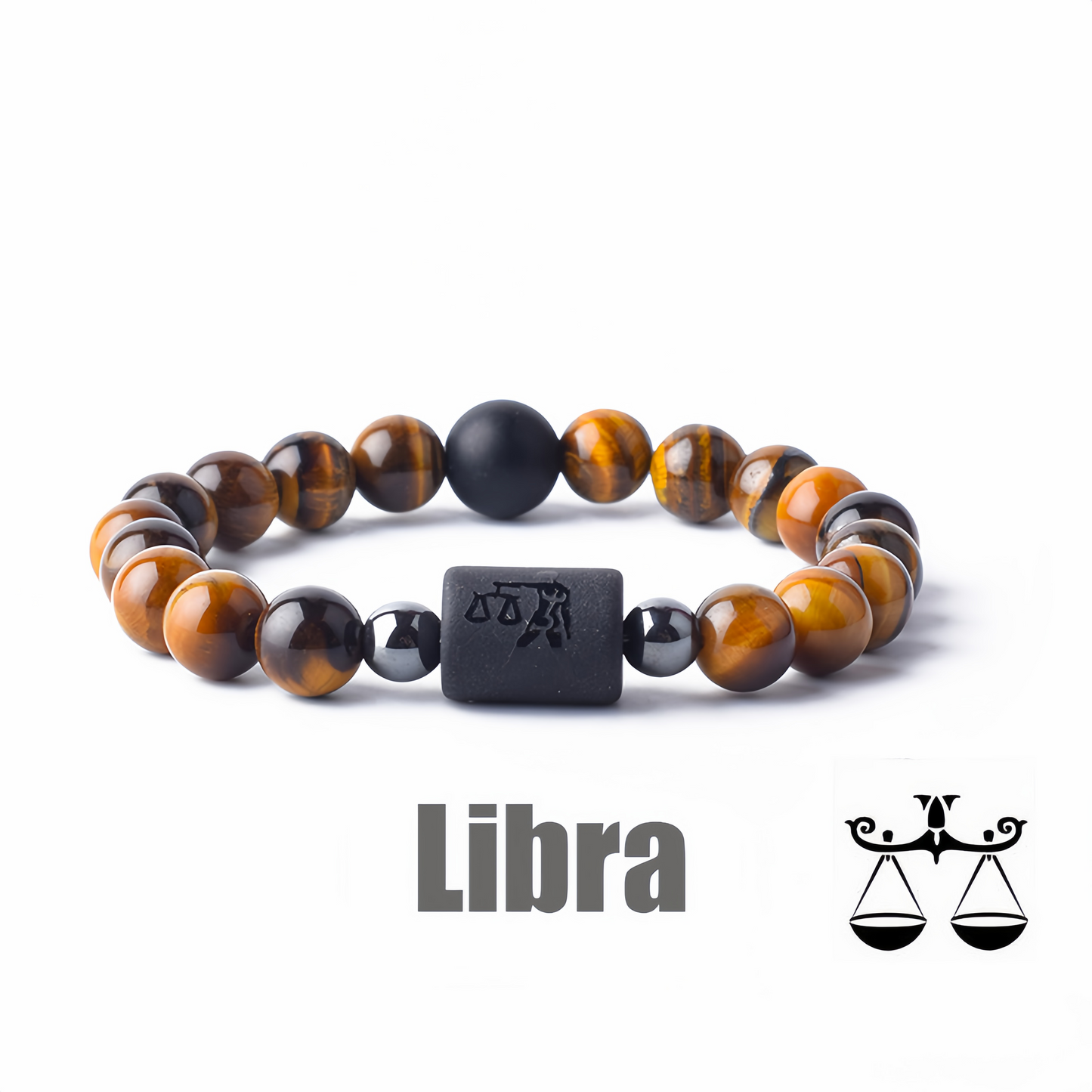 12 Zodiac Signs Obsidian Dynamic Protector Bracelet – Eternal Guardian Promise for Three Lives, Mystical and Elegantly Designed