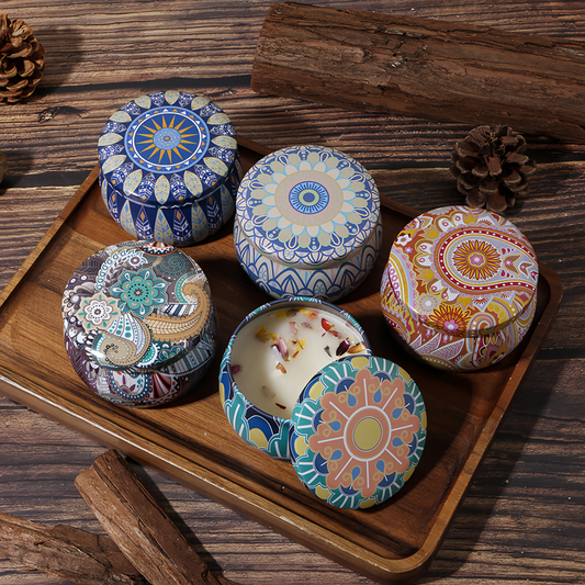 Tibetan-Inspired Himalayan Floral Scented Candles | Eco-Friendly  Aromatherapy for Meditation/Yoga/Home Decor | Hand-Poured